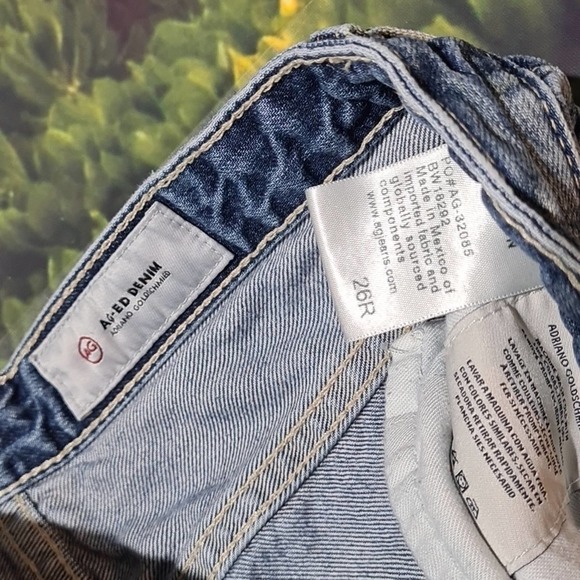 AG Adriano Goldschmied Phobe High Waist Distressed Jeans Size 26 - Picture 6 of 12